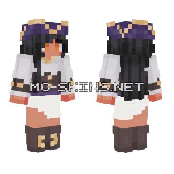 Purple Hooded Figure