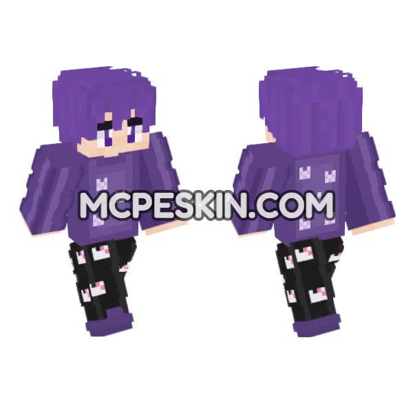 Purple Hoodie Girl