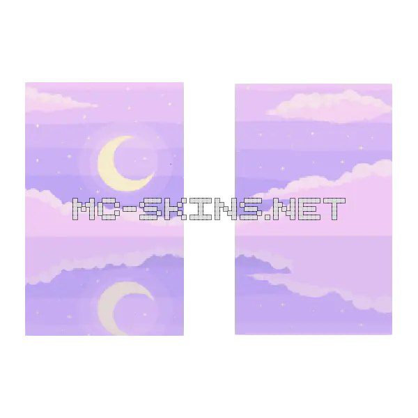 Purple Moon Sky