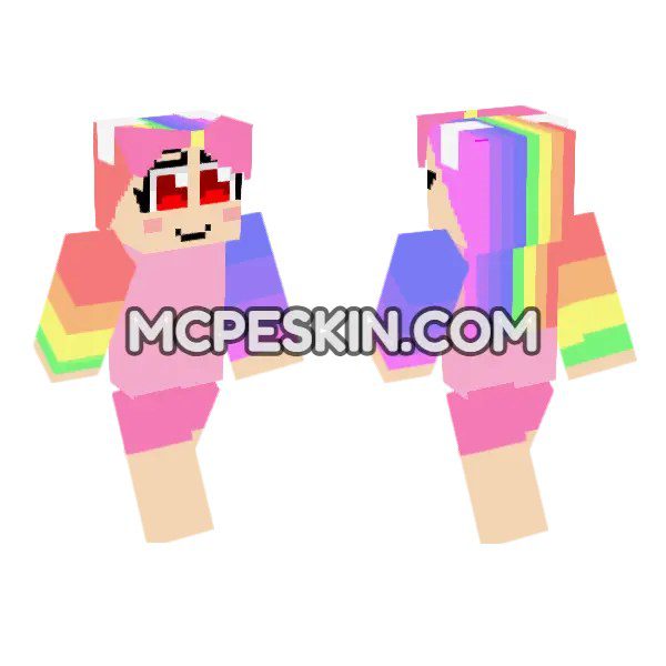 Rainbow Hair Girl