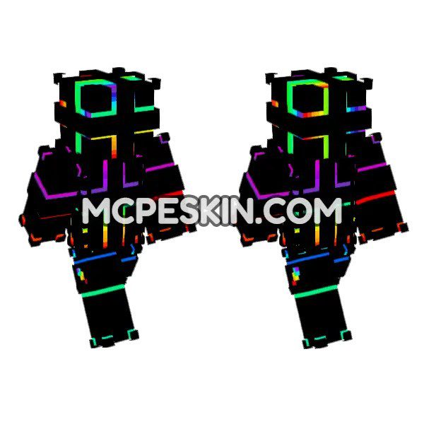 Rainbow Pixel Suit