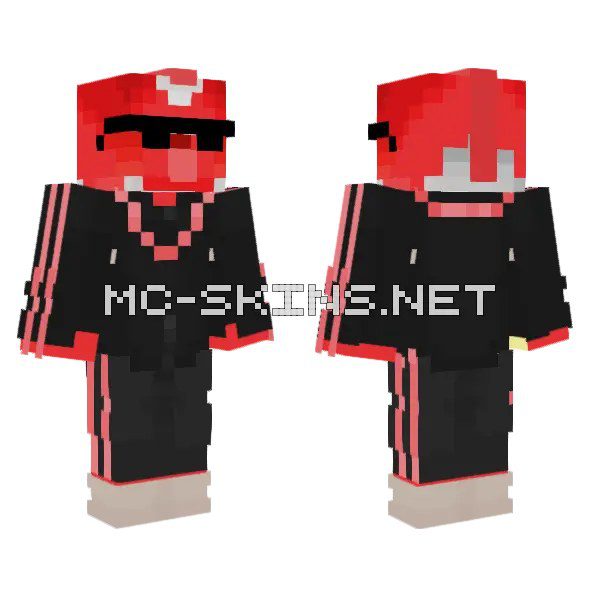 Red and Black Hoodie