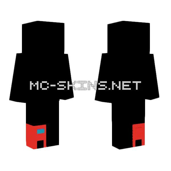 Red and Blue Blocky Character