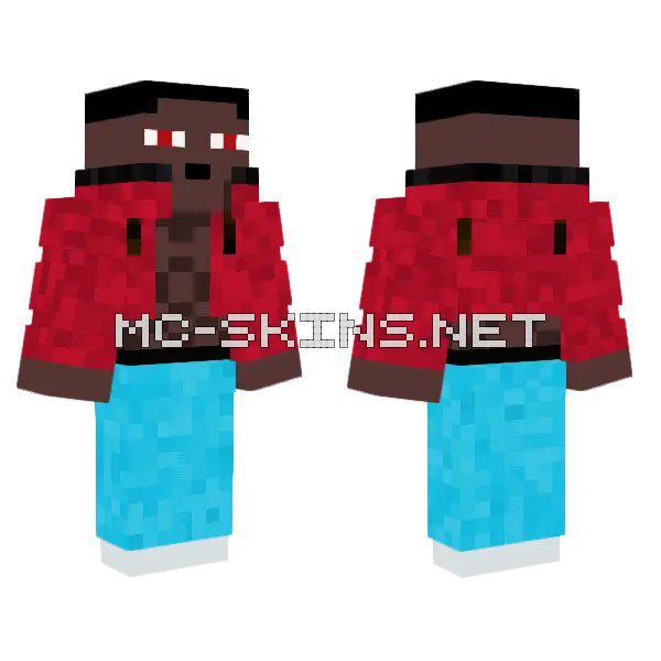 Red and Blue Jester