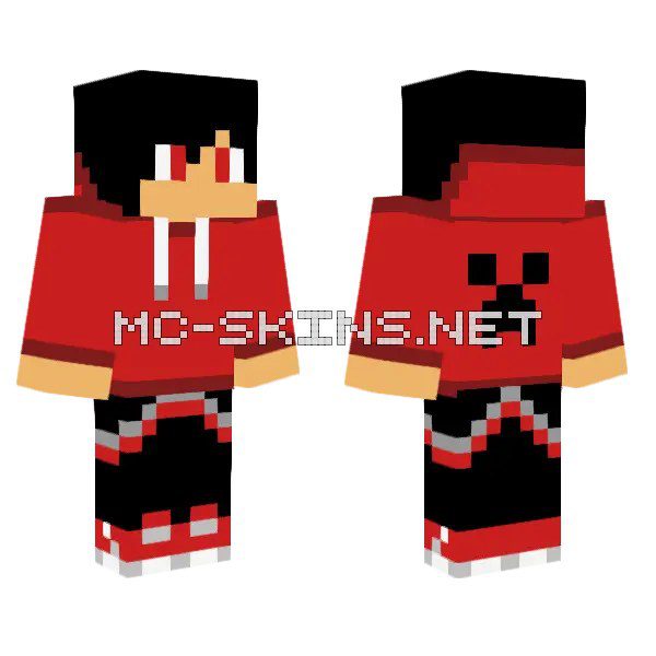 Red Creeper Hoodie Boy