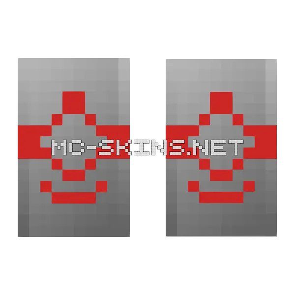 Red Cross On Grey