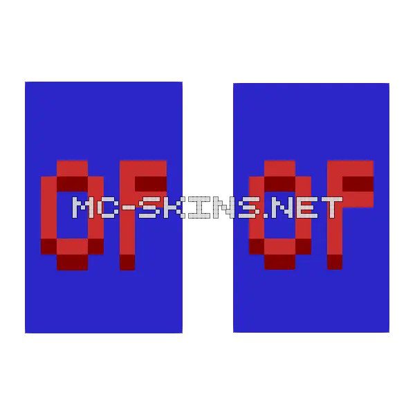 Red OptiFine On Blue