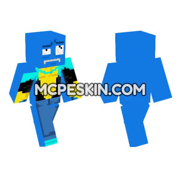 Sad Blue Character