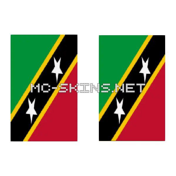 Saint Kitts and Nevis Flag
