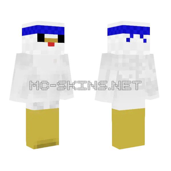 Snowman With Blue Hat