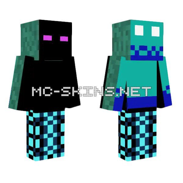 Teal Enderman Suit