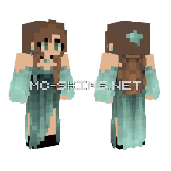 Teal Gown Girl