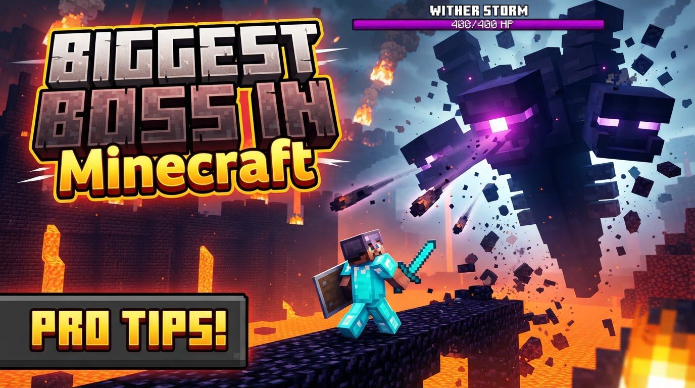 A player in enchanted diamond armor stands on an obsidian platform, aiming a bow at the giant Ender Dragon flying above End crystals on towering obsidian spires.