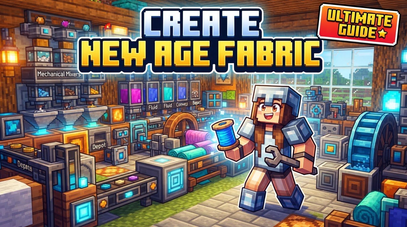 A complex Minecraft factory featuring spinning copper coils, wires transferring electricity, and a multi-block nuclear reactor, all integrated with traditional Create mod machinery like belts and gears.