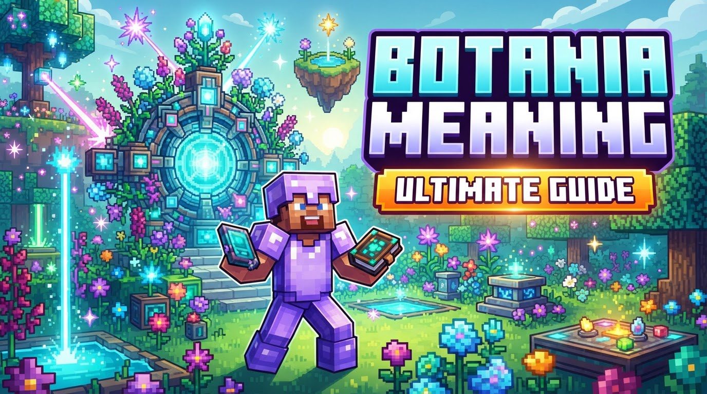 A vibrant garden filled with many colorful mystical flowers, some glowing with magical energy, surrounding a central Mana Pool.