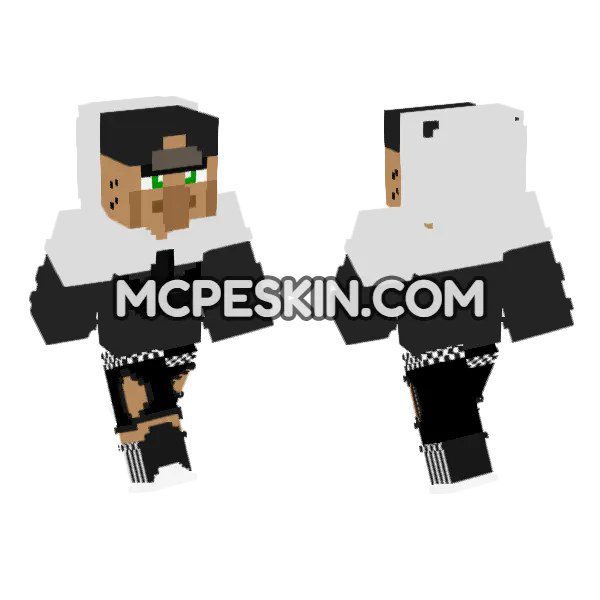 Villager in Adidas Hoodie