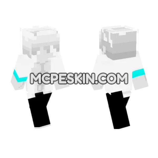White and Black Hoodie