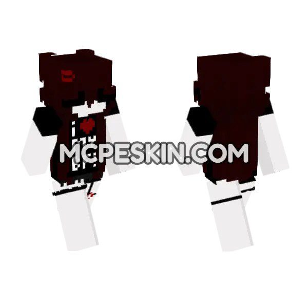 White and Red “I Love My BF!” Outfit