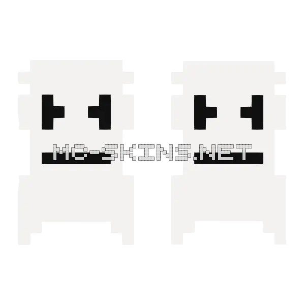 White Blocky Helmet