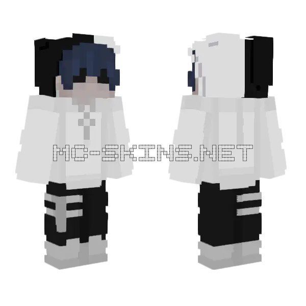 White Hoodie Character