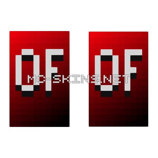 White OptiFine On Red