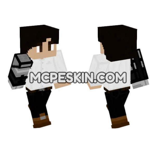 White Shirt and Black Jacket